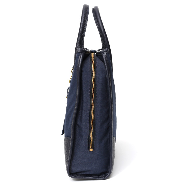  ブリーフケース メンズ 本革 レザー ビジネスバッグ ブルー ネイビー 青色 ショルダー付き 上品 上質 高級 カバン ドレス 鞄 fetia(フェティア)