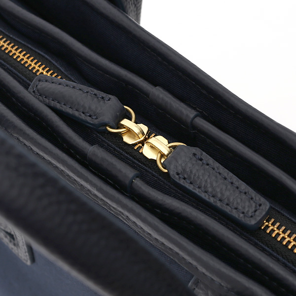  ブリーフケース メンズ 本革 レザー ビジネスバッグ ブルー ネイビー 青色 ショルダー付き 上品 上質 高級 カバン ドレス 鞄 fetia(フェティア)