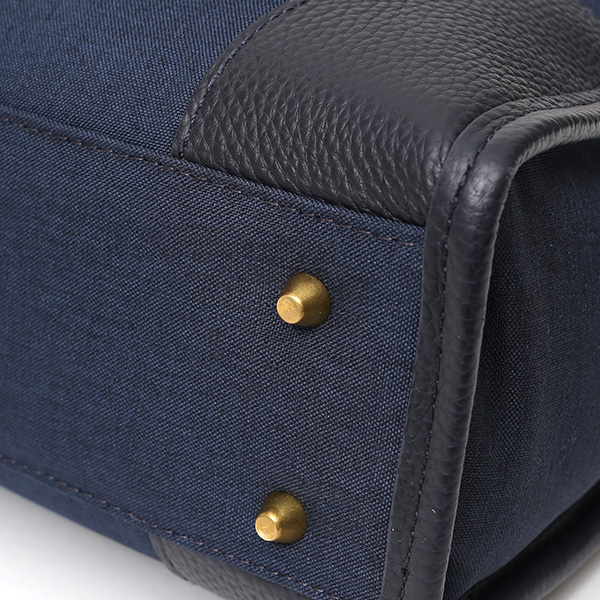  ブリーフケース メンズ 本革 レザー ビジネスバッグ ブルー ネイビー 青色 ショルダー付き 上品 上質 高級 カバン ドレス 鞄 fetia(フェティア)