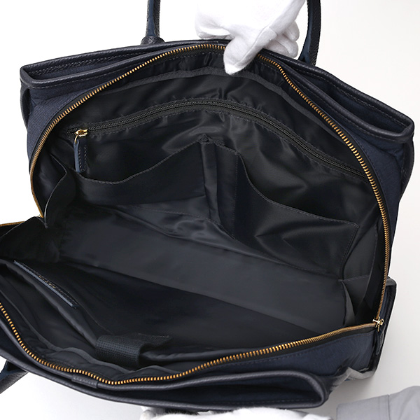  ブリーフケース メンズ 本革 レザー ビジネスバッグ ブルー ネイビー 青色 ショルダー付き 上品 上質 高級 カバン ドレス 鞄 fetia(フェティア)