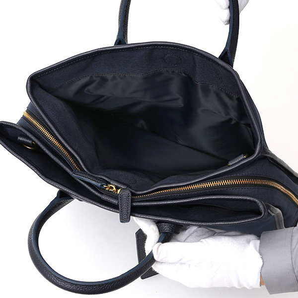  ブリーフケース メンズ 本革 レザー ビジネスバッグ ブルー ネイビー 青色 ショルダー付き 上品 上質 高級 カバン ドレス 鞄 fetia(フェティア)