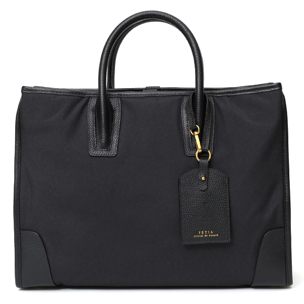 fetia(フェティア) ティアレシリーズ ブリーフケース (ダブル) ブラック