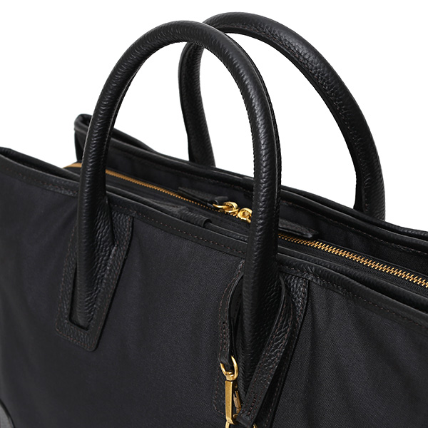  ビジネスバッグ メンズ ブリーフケース ブラック 黒 黒色 ショルダー付き 大容量 大きめ 大きい 出張 軽量 本革 レザー 高級 fetia(フェティア)