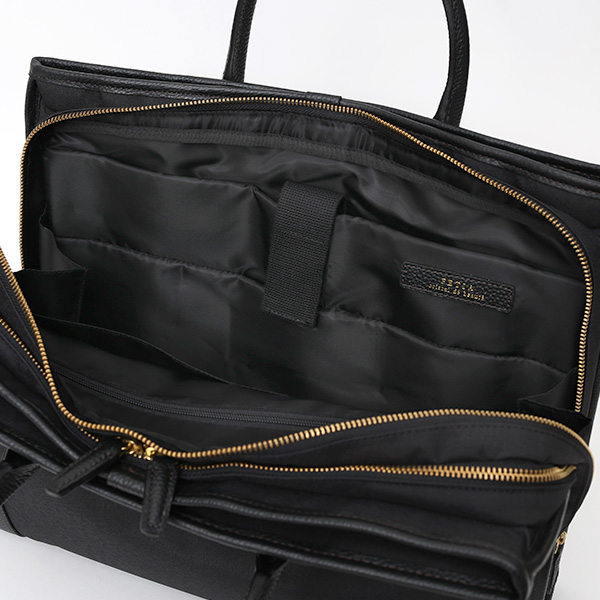  ビジネスバッグ メンズ ブリーフケース ブラック 黒 黒色 ショルダー付き 大容量 大きめ 大きい 出張 軽量 本革 レザー 高級 fetia(フェティア)