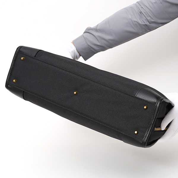  ビジネスバッグ メンズ ブリーフケース ブラック 黒 黒色 ショルダー付き 大容量 大きめ 大きい 出張 軽量 本革 レザー 高級 fetia(フェティア)