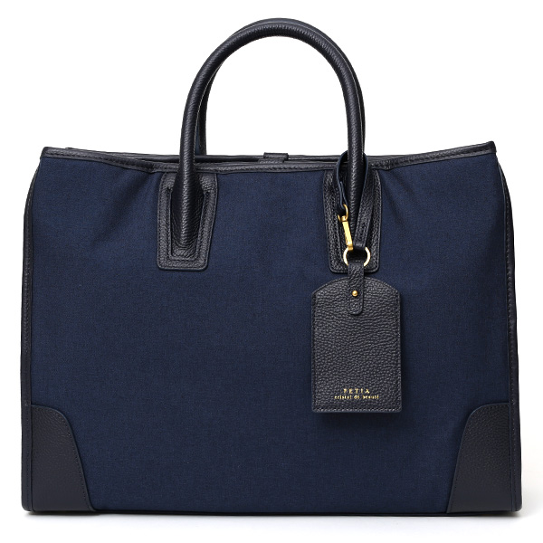 fetia(フェティア) ティアレシリーズ ブリーフケース (ダブル) ネイビー