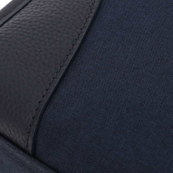  ビジネスバッグ メンズ ブリーフケース ブルー ネイビー 青色 ショルダー付き 大容量 大きめ 大きい 出張 軽量 本革 レザー 高級 fetia(フェティア)