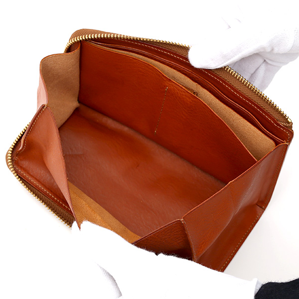  長財布 メンズ ラウンドファスナー 財布 本革 レザー ブラウン 茶 茶色 ブランド 小銭入れあり レディース fetia(フェティア) ヒオナシリーズ(Hiona Series)