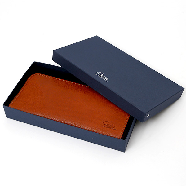  長財布 メンズ ラウンドファスナー 財布 本革 レザー ブラウン 茶 茶色 ブランド 小銭入れあり レディース fetia(フェティア) ヒオナシリーズ(Hiona Series)