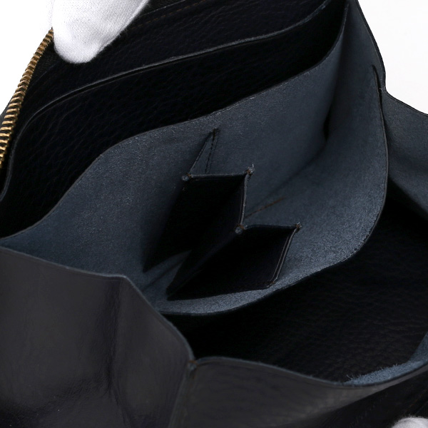  長財布 メンズ ラウンドファスナー 財布 本革 レザー ブルー ネイビー 青色 ブランド 小銭入れあり レディース fetia(フェティア) ヒオナシリーズ(Hiona Series)