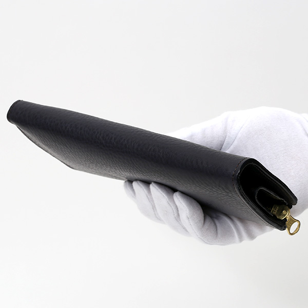  長財布 メンズ ラウンドファスナー 財布 本革 レザー ブルー ネイビー 青色 ブランド 小銭入れあり レディース fetia(フェティア) ヒオナシリーズ(Hiona Series)