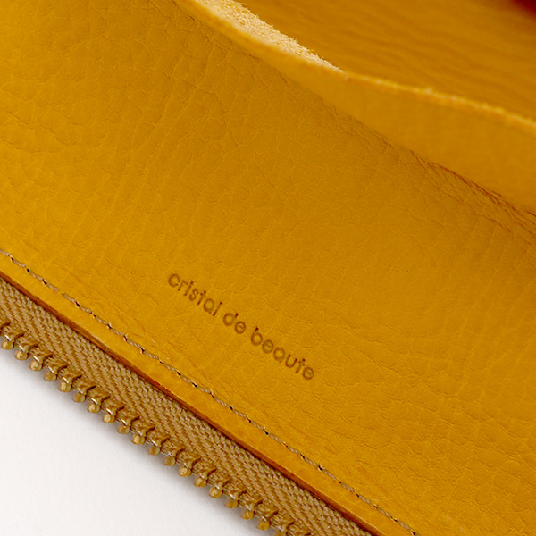  長財布 メンズ ラウンドファスナー 財布 本革 レザー イエロー 黄色 ブランド 小銭入れあり レディース fetia(フェティア) ヒオナシリーズ(Hiona Series)