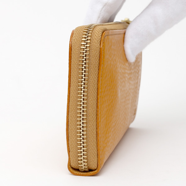  長財布 メンズ ラウンドファスナー 財布 本革 レザー イエロー 黄色 ブランド 小銭入れあり レディース fetia(フェティア) ヒオナシリーズ(Hiona Series)