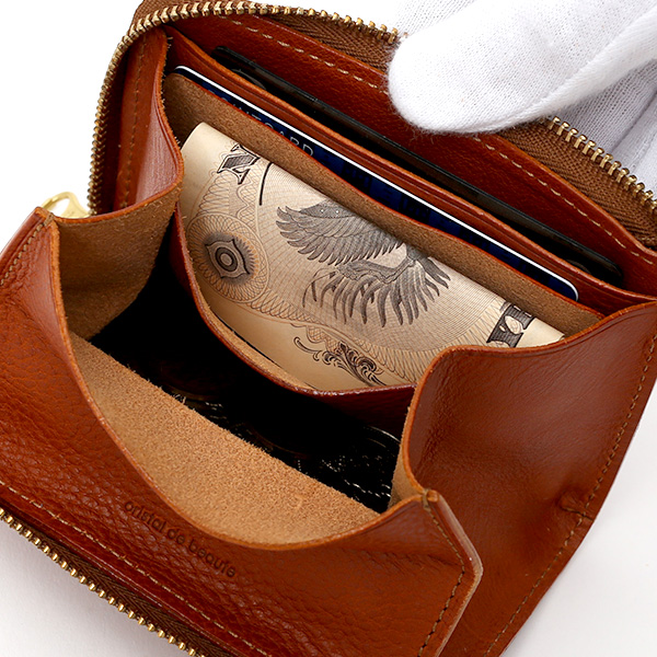  コインケース メンズ 小銭入れ ブラウン 茶 茶色 カード入れあり パスケース 本革 レザー ファスナー 財布 大容量 レディース 革 サイフ fetia(フェティア)