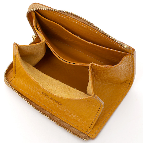 コインケース メンズ 小銭入れ イエロー 黄色 カード入れあり パスケース 本革 レザー ファスナー 財布 大容量 レディース 革 サイフ fetia(フェティア)