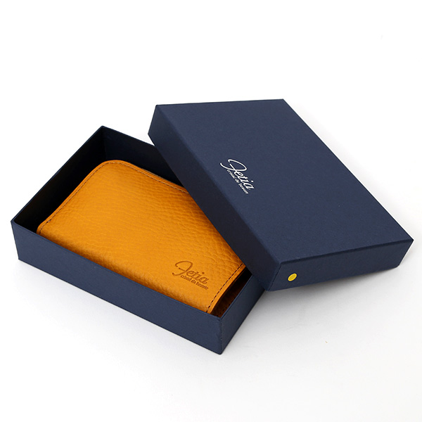 コインケース メンズ 小銭入れ イエロー 黄色 カード入れあり パスケース 本革 レザー ファスナー 財布 大容量 レディース 革 サイフ fetia(フェティア)