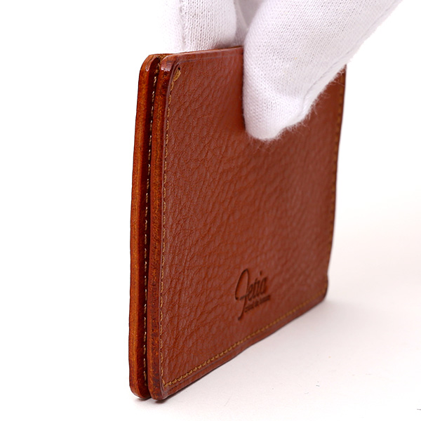  定期入れ 本革 パスケース ブラウン 茶 茶色 メンズ レディース カードケース 革 レザー 名刺入れ カード入れ 定期ケース icカード fetia(フェティア) ヒオナシリーズ(Hiona Series)