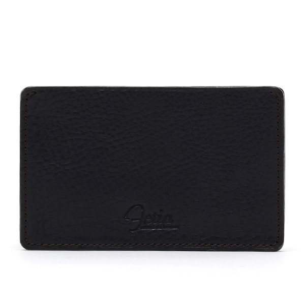 fetia(フェティア) ヒオナシリーズ レザー カードケース パスケース ネイビー