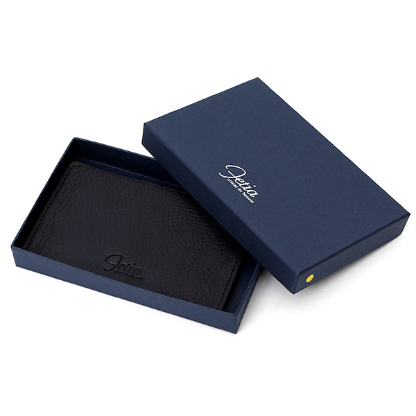  定期入れ 本革 パスケース ブルー ネイビー 青色 メンズ レディース カードケース 革 レザー 名刺入れ カード入れ 定期ケース icカード fetia(フェティア) ヒオナシリーズ(Hiona Series)