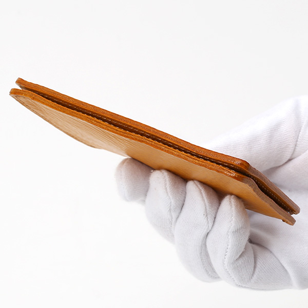  定期入れ 本革 パスケース イエロー 黄色 メンズ レディース カードケース 革 レザー 名刺入れ カード入れ 定期ケース icカード fetia(フェティア) ヒオナシリーズ(Hiona Series)