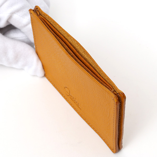  定期入れ 本革 パスケース イエロー 黄色 メンズ レディース カードケース 革 レザー 名刺入れ カード入れ 定期ケース icカード fetia(フェティア) ヒオナシリーズ(Hiona Series)