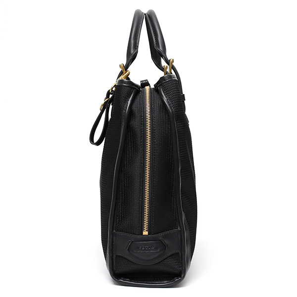  ビジネスバッグ メンズ 本革 ブランド ブラック 黒 黒色 ブリーフケース レディース ショルダー付き 軽量 A4 上品 シンプル 上質 ナイロン 出張 高級 レザー カバン ドレス 鞄 撥水性あり fetia(フェティア) ティアレシリーズ(Tiare Series)