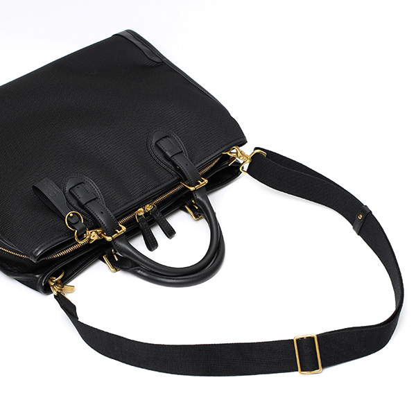  ビジネスバッグ メンズ 本革 ブランド ブラック 黒 黒色 ブリーフケース レディース ショルダー付き 軽量 A4 上品 シンプル 上質 ナイロン 出張 高級 レザー カバン ドレス 鞄 撥水性あり fetia(フェティア) ティアレシリーズ(Tiare Series)