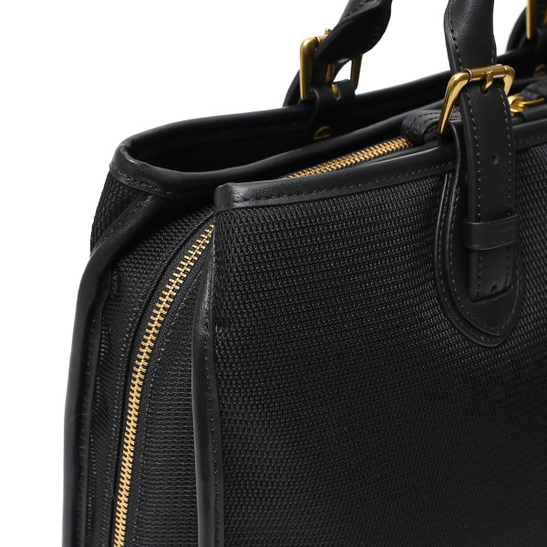  ビジネスバッグ メンズ 本革 ブランド ブラック 黒 黒色 ブリーフケース レディース ショルダー付き 軽量 A4 上品 シンプル 上質 ナイロン 出張 高級 レザー カバン ドレス 鞄 撥水性あり fetia(フェティア) ティアレシリーズ(Tiare Series)