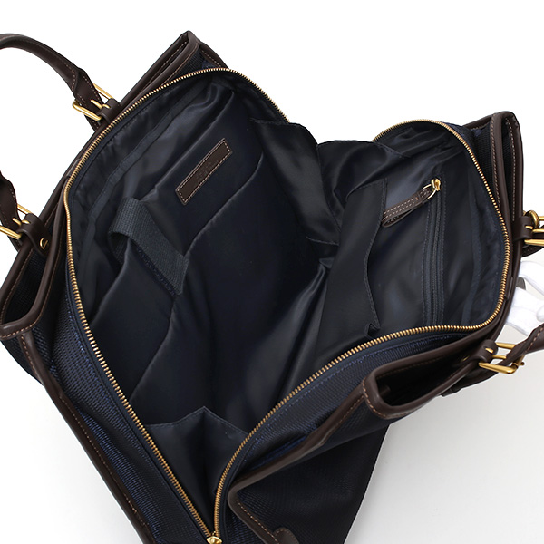  ビジネスバッグ メンズ 本革 ブランド ブルー ネイビー 青色 ブリーフケース レディース ショルダー付き 軽量 A4 上品 シンプル 上質 ナイロン 出張 高級 レザー カバン ドレス 鞄 撥水性あり fetia(フェティア) ティアレシリーズ(Tiare Series)