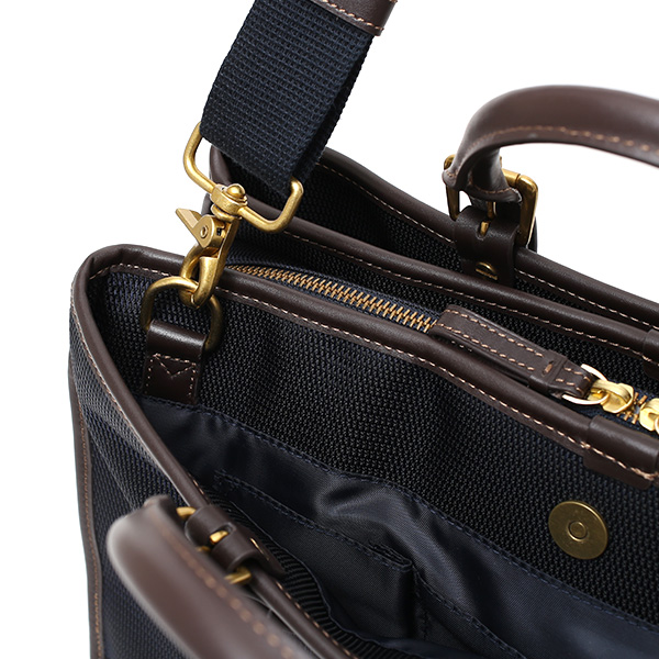  ビジネスバッグ メンズ 本革 ブランド ブルー ネイビー 青色 ブリーフケース レディース ショルダー付き 軽量 A4 上品 シンプル 上質 ナイロン 出張 高級 レザー カバン ドレス 鞄 撥水性あり fetia(フェティア) ティアレシリーズ(Tiare Series)