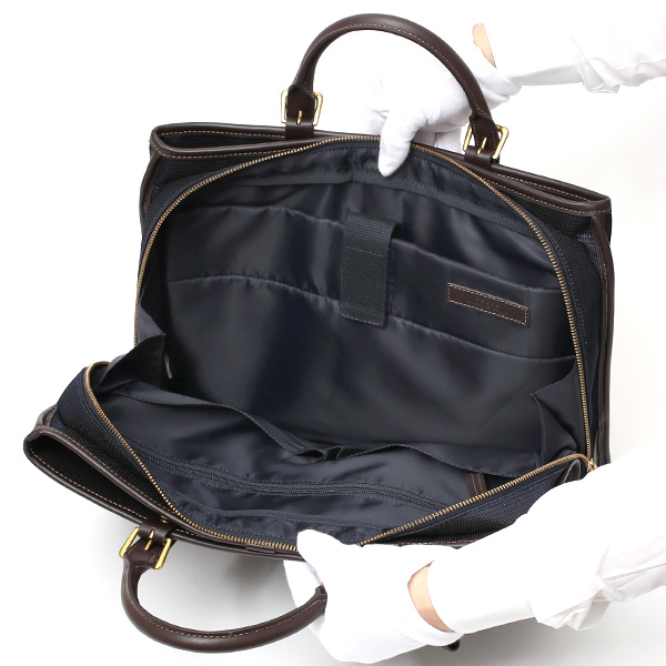  ビジネスバッグ メンズ 本革 ブランド ブルー ネイビー 青色 ブリーフケース レディース ショルダー付き 軽量 A4 上品 シンプル 上質 ナイロン 出張 高級 レザー カバン ドレス 鞄 撥水性あり fetia(フェティア) ティアレシリーズ(Tiare Series)