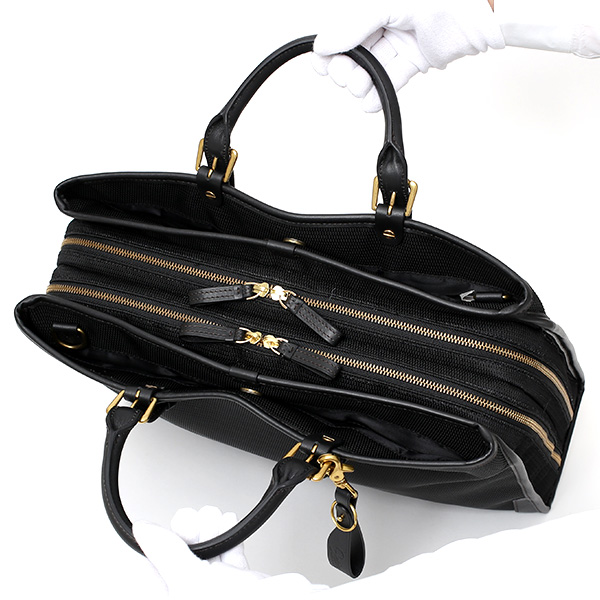  ブリーフケース メンズ 本革 ブランド ブラック 黒 黒色 ビジネスバッグ レディース ショルダー付き 軽量 A4 上品 シンプル 上質 ナイロン 出張 高級 レザー カバン ドレス 鞄 撥水性あり fetia(フェティア) ティアレシリーズ(Tiare Series)