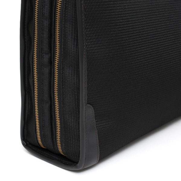  ブリーフケース メンズ 本革 ブランド ブラック 黒 黒色 ビジネスバッグ レディース ショルダー付き 軽量 A4 上品 シンプル 上質 ナイロン 出張 高級 レザー カバン ドレス 鞄 撥水性あり fetia(フェティア) ティアレシリーズ(Tiare Series)