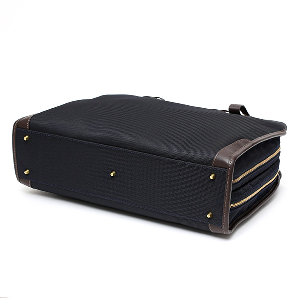  ブリーフケース メンズ 本革 ブランド ブルー ネイビー 青色 ビジネスバッグ レディース ショルダー付き 軽量 A4 上品 シンプル 上質 ナイロン 出張 高級 レザー カバン ドレス 鞄 撥水性あり fetia(フェティア) ティアレシリーズ(Tiare Series)