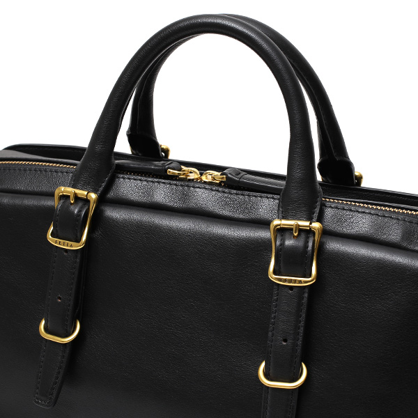 ビジネスバッグ メンズ 本革 レザー ブラック 黒 黒色 日本 ブランド ブリーフケース レディース ショルダー付き A4 高級 上品 大人 シンプル 上質 軽量 大容量 カバン 鞄 オールレザー fetia(フェティア) ライロアシリーズ(Rairoa Series)