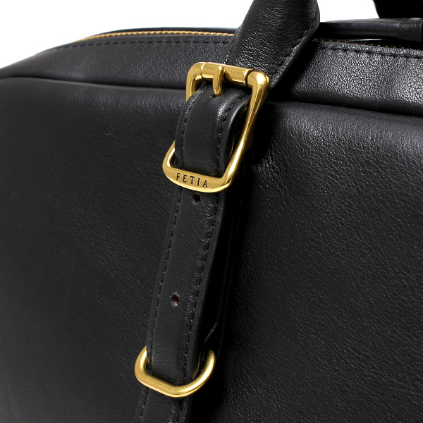 ビジネスバッグ メンズ 本革 レザー ブラック 黒 黒色 日本 ブランド ブリーフケース レディース ショルダー付き A4 高級 上品 大人 シンプル 上質 軽量 大容量 カバン 鞄 オールレザー fetia(フェティア) ライロアシリーズ(Rairoa Series)