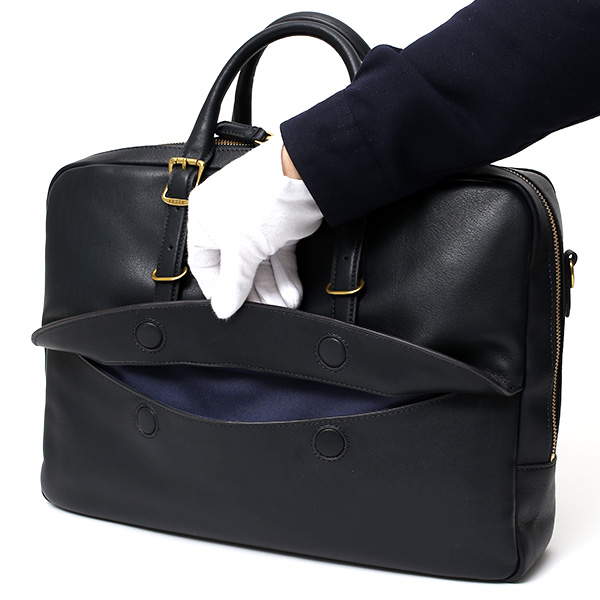 ビジネスバッグ メンズ 本革 レザー ブルー ネイビー 青色 日本 ブランド ブリーフケース レディース ショルダー付き A4 高級 上品 大人 シンプル 上質 軽量 大容量 カバン 鞄 オールレザー fetia(フェティア) ライロアシリーズ(Rairoa Series)