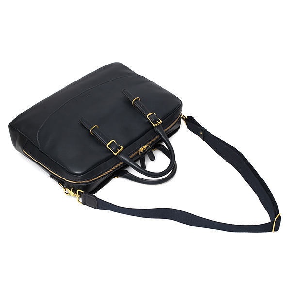 ビジネスバッグ メンズ 本革 レザー ブルー ネイビー 青色 日本 ブランド ブリーフケース レディース ショルダー付き A4 高級 上品 大人 シンプル 上質 軽量 大容量 カバン 鞄 オールレザー fetia(フェティア) ライロアシリーズ(Rairoa Series)