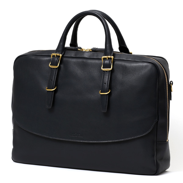 ビジネスバッグ メンズ 本革 レザー ブルー ネイビー 青色 日本 ブランド ブリーフケース レディース ショルダー付き A4 高級 上品 大人 シンプル 上質 軽量 大容量 カバン 鞄 オールレザー fetia(フェティア) ライロアシリーズ(Rairoa Series)