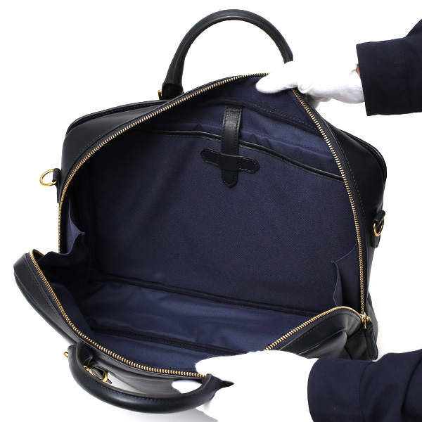 ビジネスバッグ メンズ 本革 レザー ブルー ネイビー 青色 日本 ブランド ブリーフケース レディース ショルダー付き A4 高級 上品 大人 シンプル 上質 軽量 大容量 カバン 鞄 オールレザー fetia(フェティア) ライロアシリーズ(Rairoa Series)