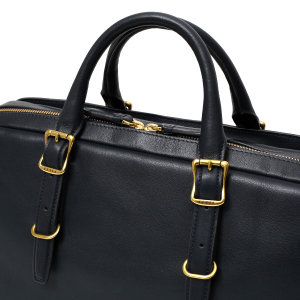 ビジネスバッグ メンズ 本革 レザー ブルー ネイビー 青色 日本 ブランド ブリーフケース レディース ショルダー付き A4 高級 上品 大人 シンプル 上質 軽量 大容量 カバン 鞄 オールレザー fetia(フェティア) ライロアシリーズ(Rairoa Series)