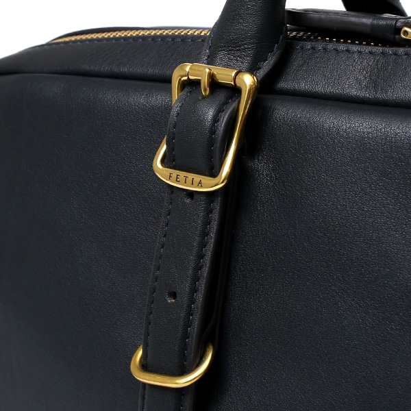 ビジネスバッグ メンズ 本革 レザー ブルー ネイビー 青色 日本 ブランド ブリーフケース レディース ショルダー付き A4 高級 上品 大人 シンプル 上質 軽量 大容量 カバン 鞄 オールレザー fetia(フェティア) ライロアシリーズ(Rairoa Series)