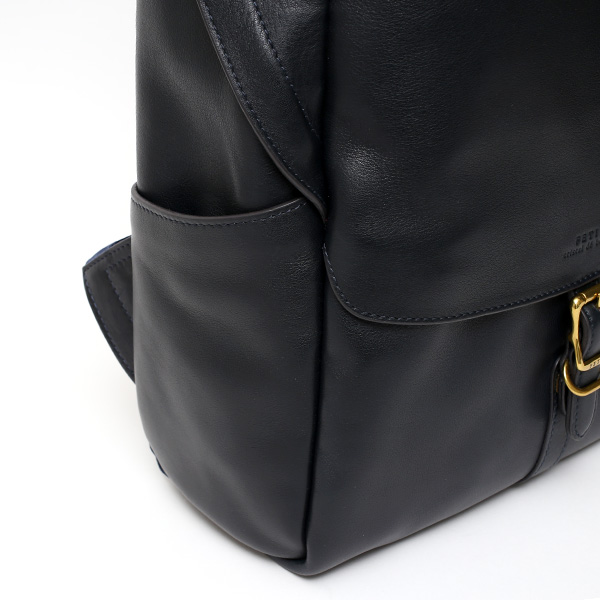  リュック メンズ レディース 本革 レザー ブルー ネイビー 青色 バックパック ビジネスバッグ デイパック 日本 ブランド リュックサック バッグ 鞄 カバン 通勤 通学 高級 上品 仕事 スーツ オールレザー fetia(フェティア) ライロアシリーズ(Rairoa Series)