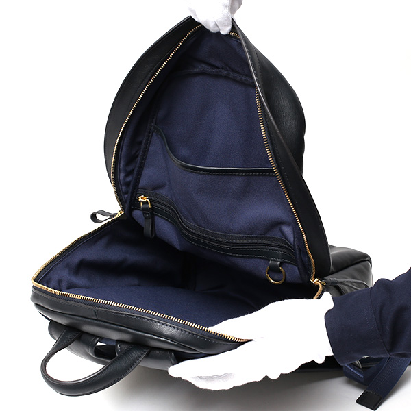  リュック メンズ レディース 本革 レザー ブルー ネイビー 青色 バックパック ビジネスバッグ デイパック 日本 ブランド リュックサック バッグ 鞄 カバン 通勤 通学 高級 上品 仕事 スーツ オールレザー fetia(フェティア) ライロアシリーズ(Rairoa Series)