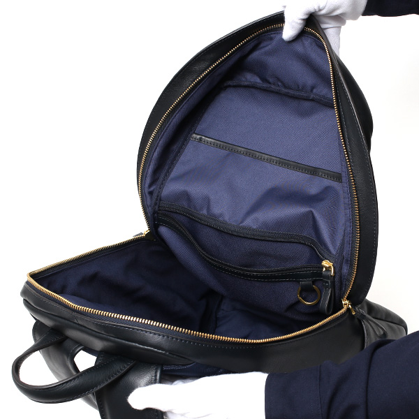  リュック メンズ レディース 本革 レザー ブルー ネイビー 青色 バックパック ビジネスバッグ デイパック 日本 ブランド リュックサック バッグ 鞄 カバン 通勤 通学 高級 上品 仕事 スーツ オールレザー fetia(フェティア) ライロアシリーズ(Rairoa Series)