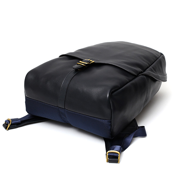  リュック メンズ レディース 本革 レザー ブルー ネイビー 青色 バックパック ビジネスバッグ デイパック 日本 ブランド リュックサック バッグ 鞄 カバン 通勤 通学 高級 上品 仕事 スーツ オールレザー fetia(フェティア) ライロアシリーズ(Rairoa Series)