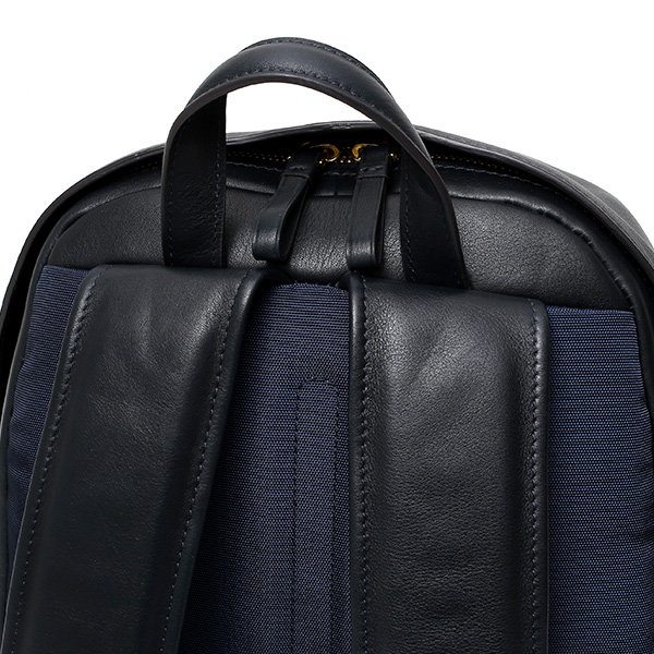  リュック メンズ レディース 本革 レザー ブルー ネイビー 青色 バックパック ビジネスバッグ デイパック 日本 ブランド リュックサック バッグ 鞄 カバン 通勤 通学 高級 上品 仕事 スーツ オールレザー fetia(フェティア) ライロアシリーズ(Rairoa Series)