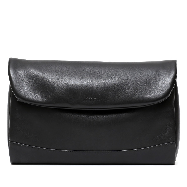 fetia(フェティア) ライロアシリーズ オイルレザー クラッチバッグ ブラック