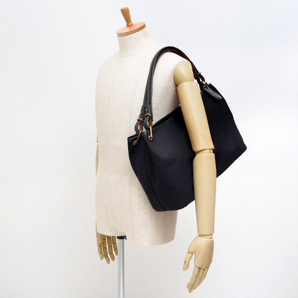  ワンショルダー イタリアンレザー トートバッグ 本革 メンズ レディース ブラック 黒 黒色 A4 日本 ブランド カバン 鞄 シンプル バッグ おしゃれ 高級 大人 仕事 ビジネス キャンバス 布 軽量 通勤 通学 fetia(フェティア) ファッティシリーズ