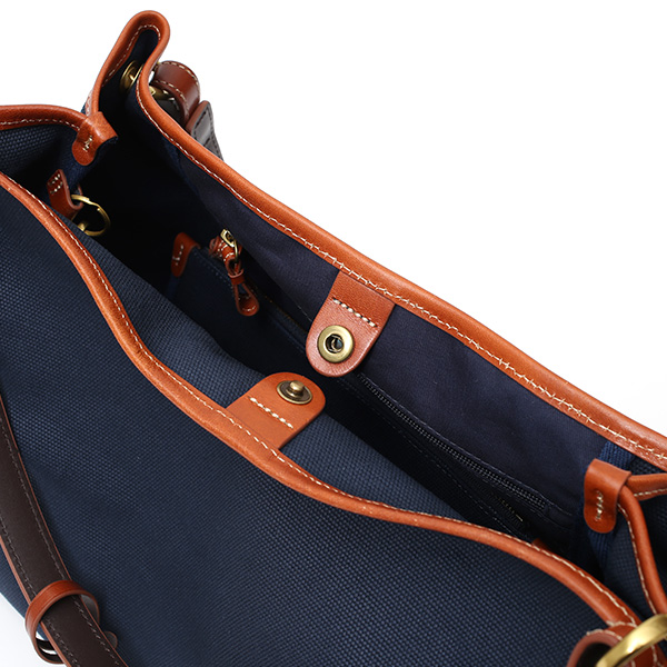  ワンショルダー イタリアンレザー トートバッグ 本革 メンズ レディース ブルー ネイビー 青色 A4 日本 ブランド カバン 鞄 シンプル バッグ おしゃれ 高級 大人 仕事 ビジネス キャンバス 布 軽量 通勤 通学 fetia(フェティア) ファッティシリーズ